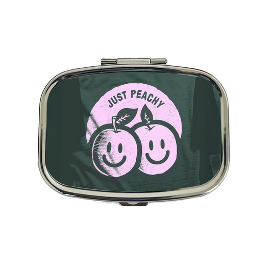 Just Peachy Funny Travel Pill Box Case