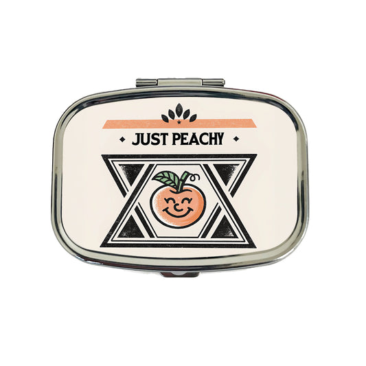 Just Peachy Travel Pill Box Case