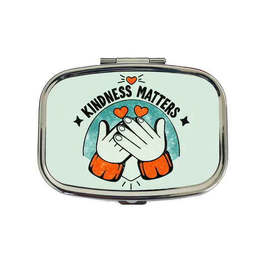 Kindness Matters Love Travel Pill Box Case
