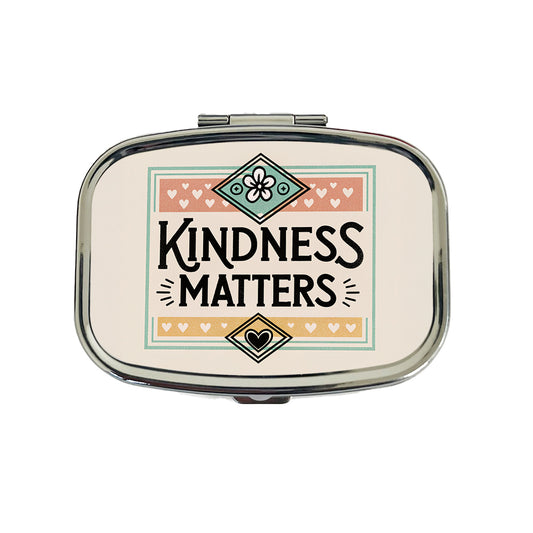 Kindness Matters Travel Pill Box Case