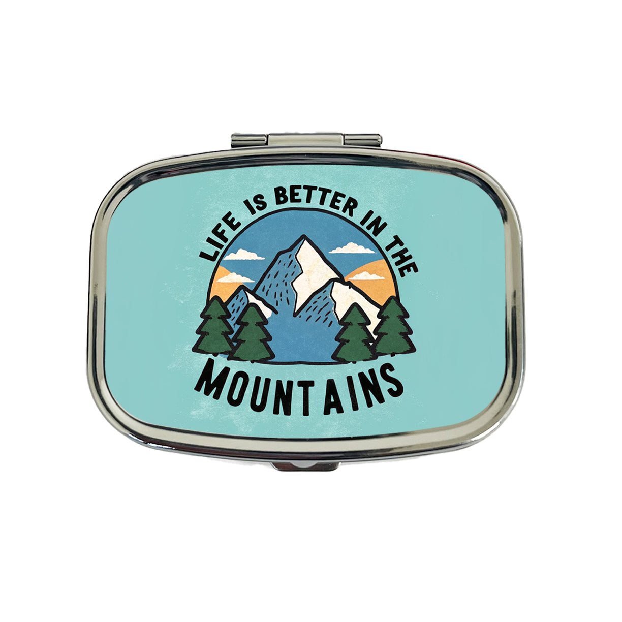 Life Is Better In The Mountains Travel Pill Box Case