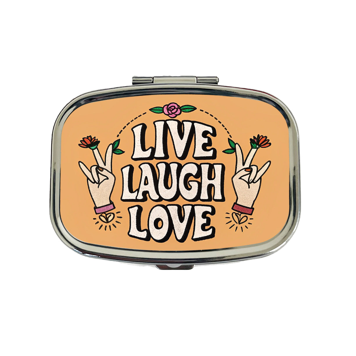 Live Laugh Love Travel Pill Box Case