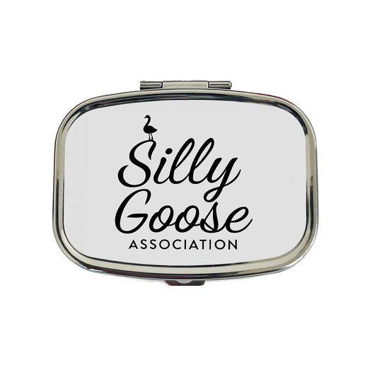 Silly Goose Association Cute Travel Pill Box Case