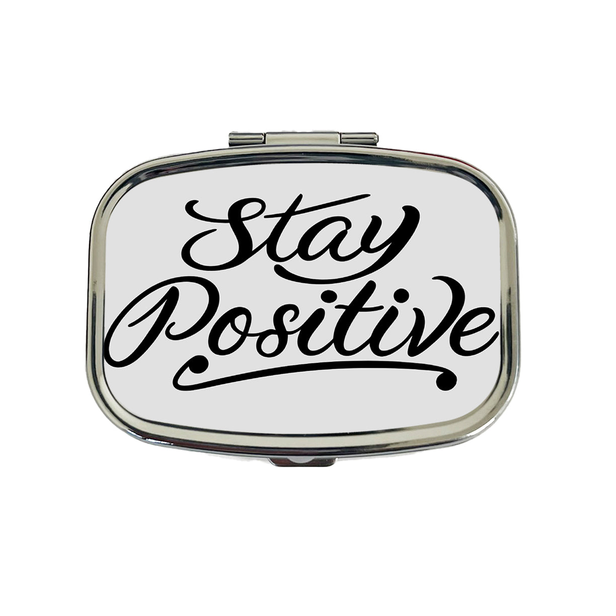 Stay Positive Travel Pill Box Case