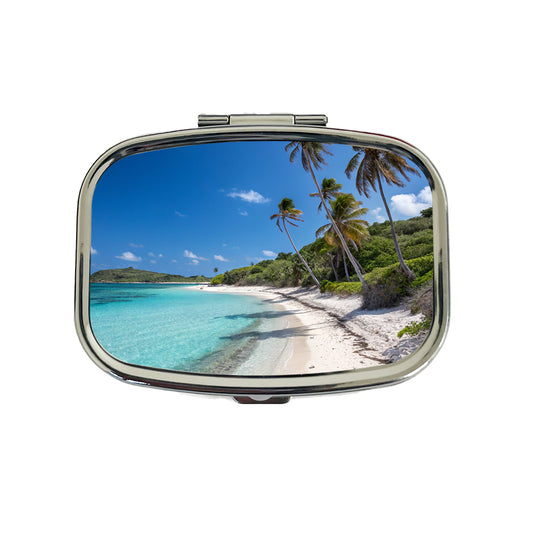 Aruba Tropical Beach Vacation Travel Pill Box Case