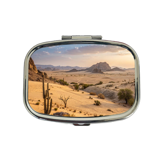 Beautiful Desert Travel Pill Box Case