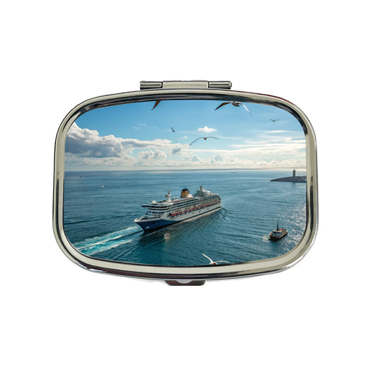 Cruise Ship Ocean Traveling Travel Pill Box Case