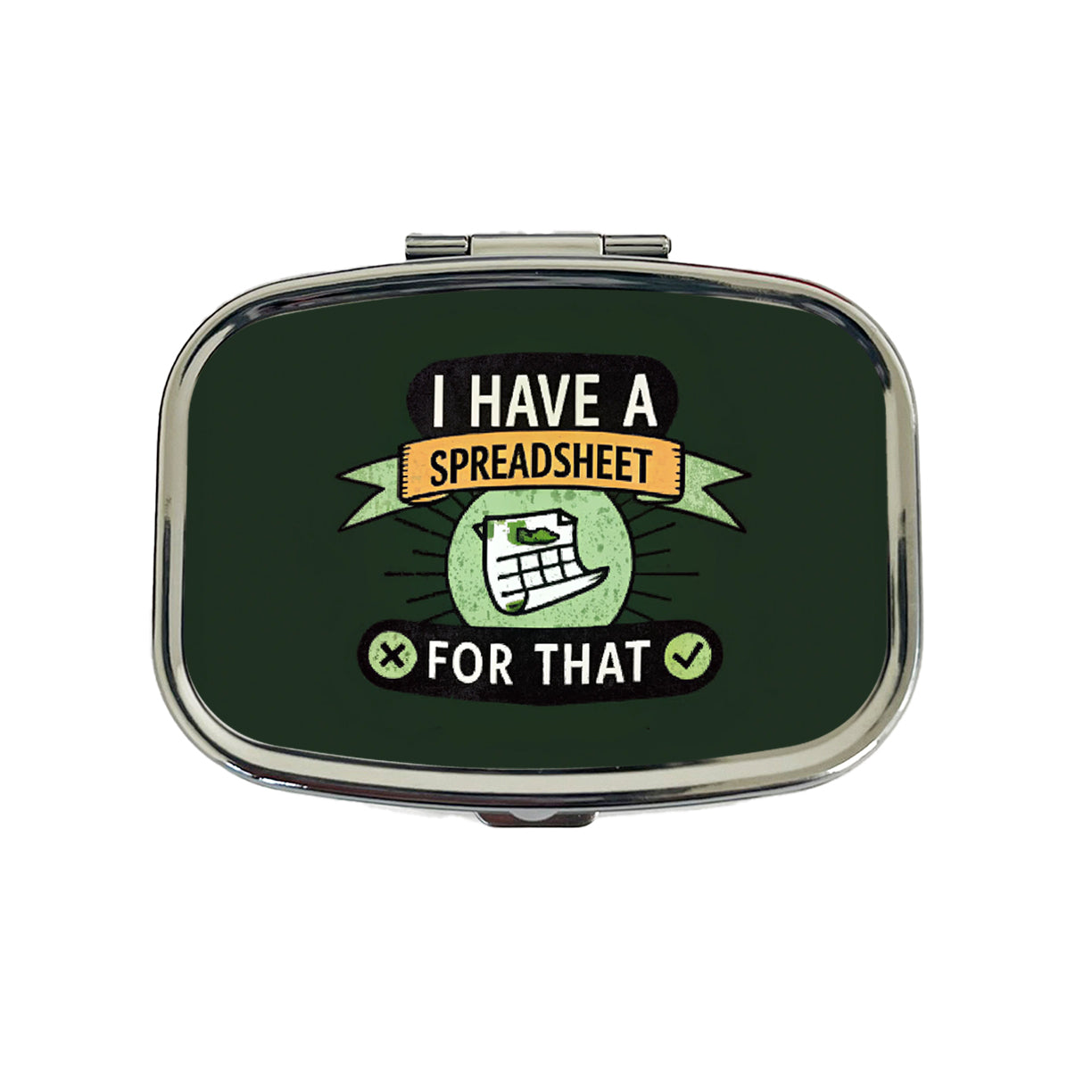 I Have A Spreadsheet For That Travel Pill Box Case