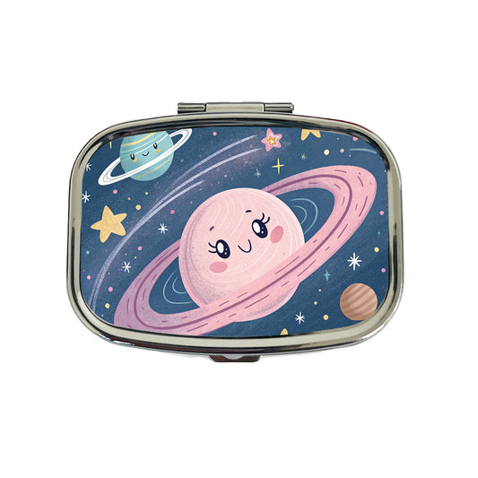 Kawaii Space Milky Way Travel Pill Box Case