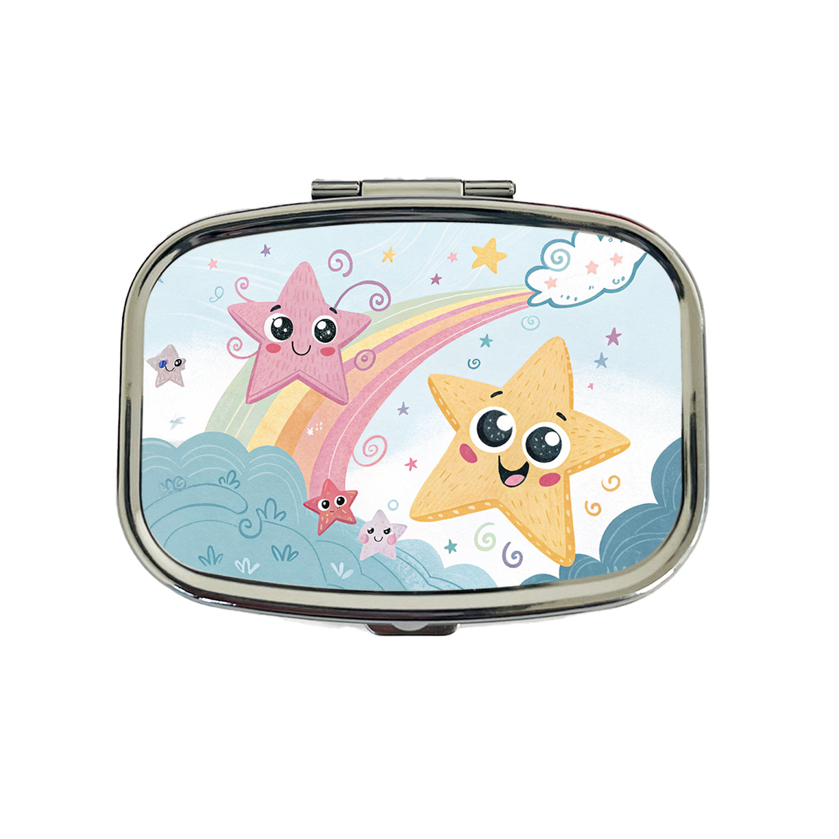 Kawaii Stars Travel Pill Box Case