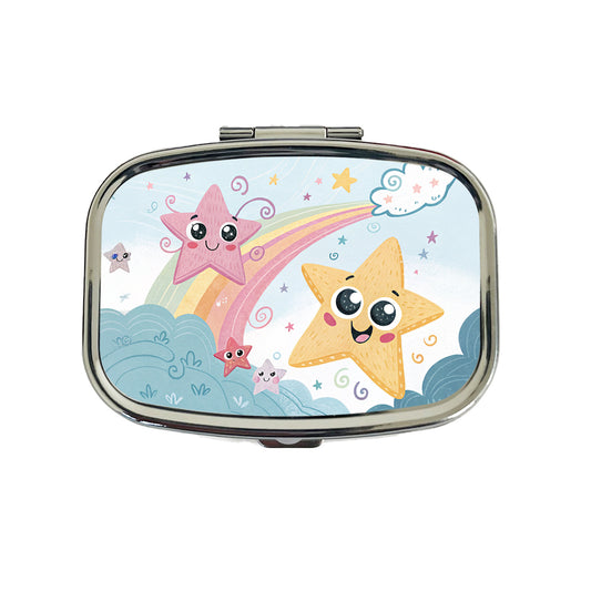 Kawaii Stars Travel Pill Box Case
