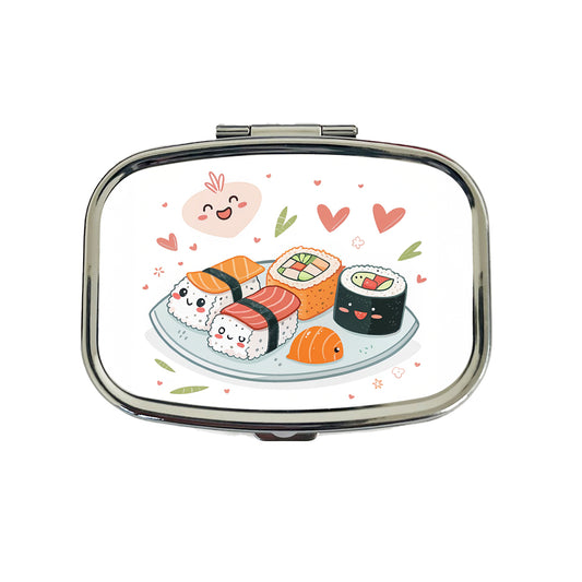 Kawaii Sushi Travel Pill Box Case