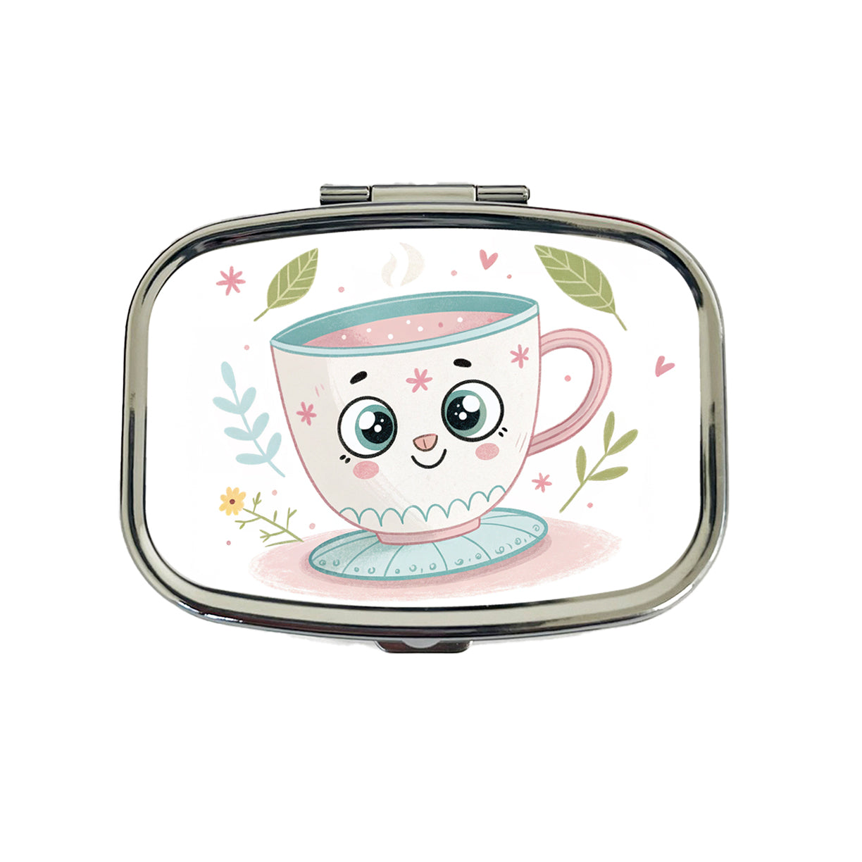 Kawaii Tea Cup Travel Pill Box Case