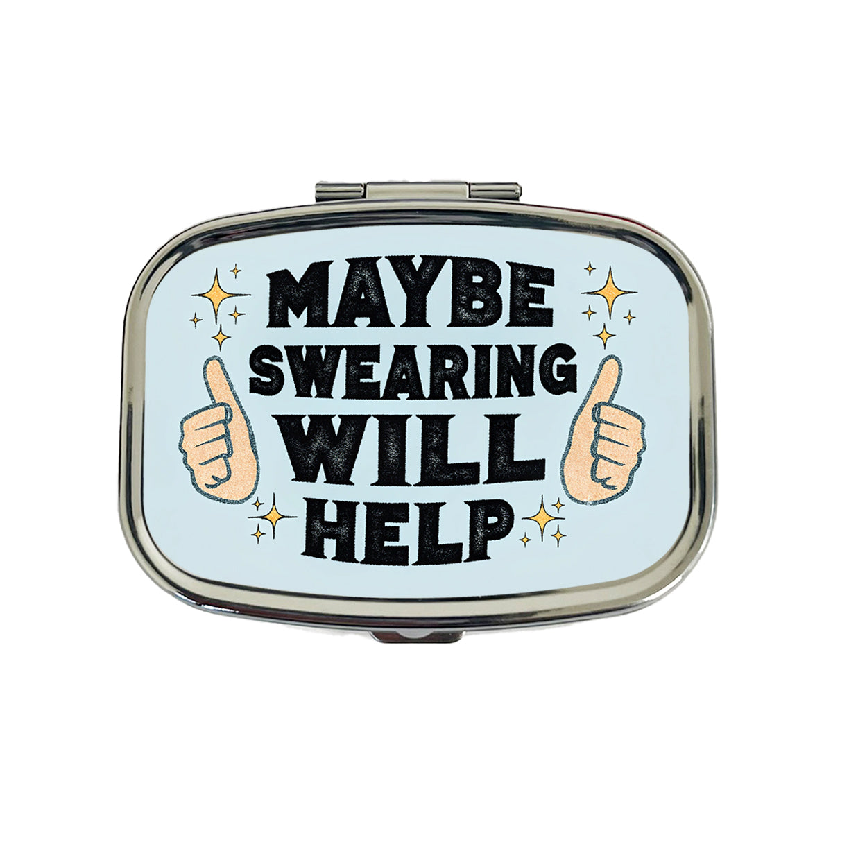 Maybe Swearing Will Help Travel Pill Box Case