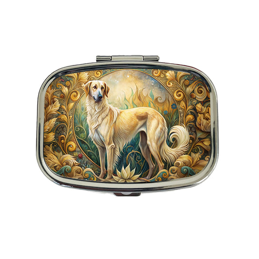 Anatolian Shepherd Dog Art Nouveau Travel Pill Box Case