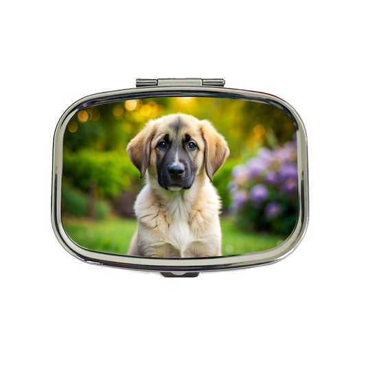 Anatolian Shepherd Dog Puppy Photo Travel Pill Box Case