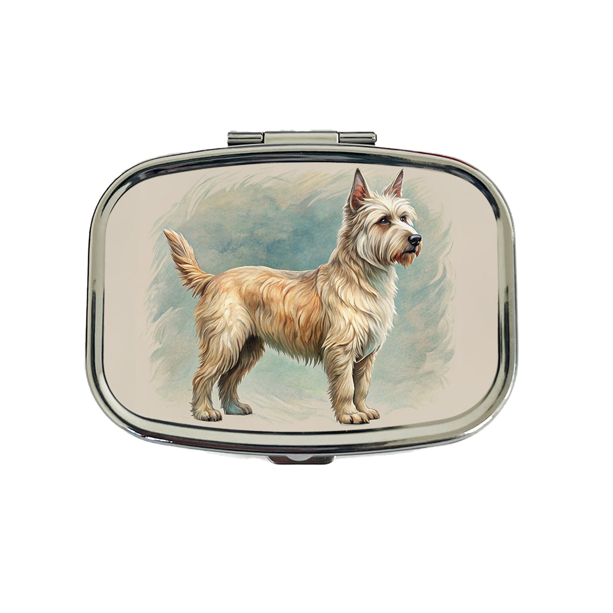 Berger Picard Dog Art Nouveau Travel Pill Box Case