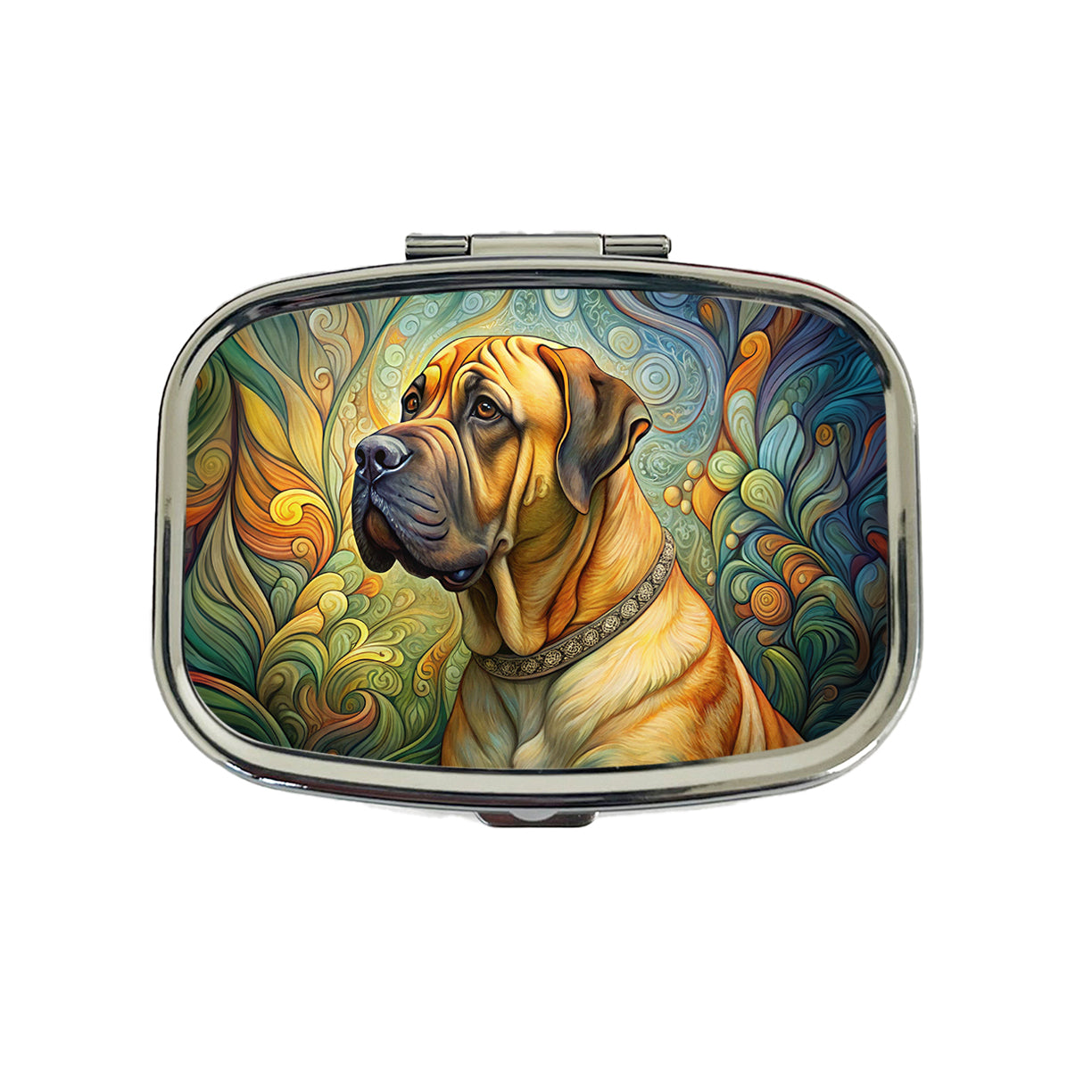 Boerboel Dog Art Nouveau Travel Pill Box Case