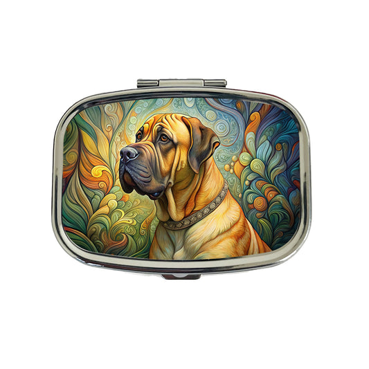 Boerboel Dog Art Nouveau Travel Pill Box Case