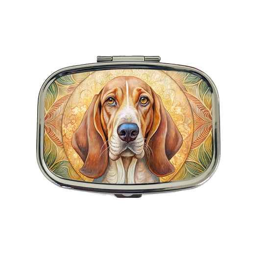 Bracco Italiano Dog Art Nouveau Travel Pill Box Case