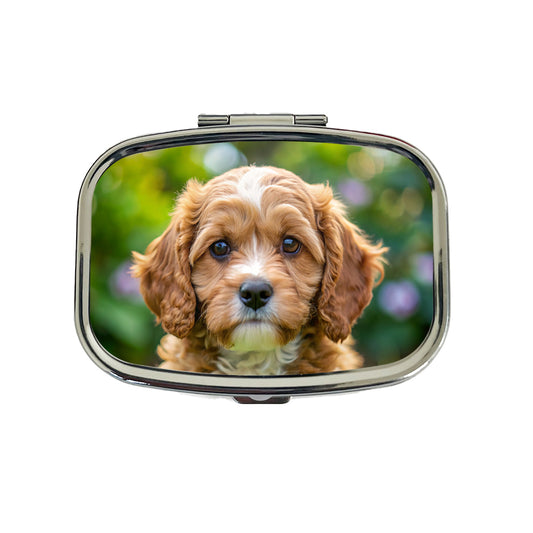 Cavapoo Dog Puppy Photo Travel Pill Box Case
