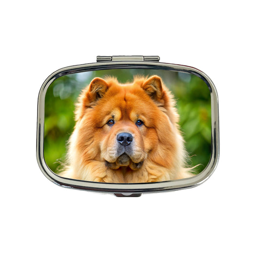 Chow Chow Dog Photo Travel Pill Box Case