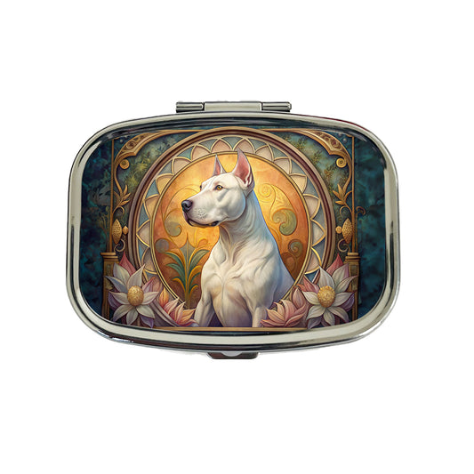 Dogo Argentino Dog Art Nouveau Travel Pill Box Case