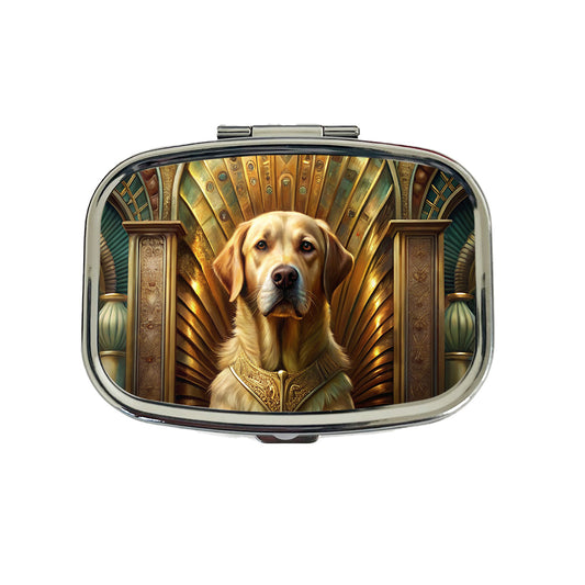Goldador Dog Art Nouveau Travel Pill Box Case