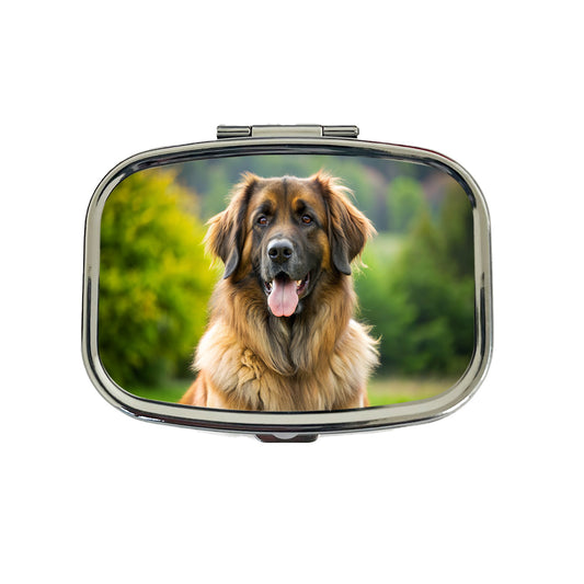 Leonberger Dog Photo Travel Pill Box Case