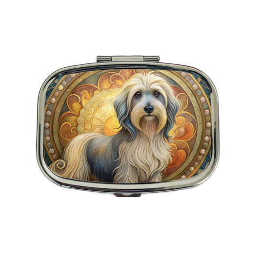 Lowchen Little Lion Dog Art Nouveau Travel Pill Box Case