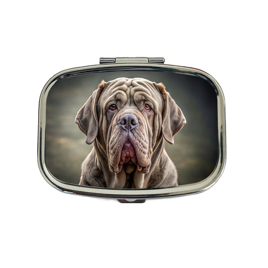 Neapolitan Mastiff Dog Photo Travel Pill Box Case