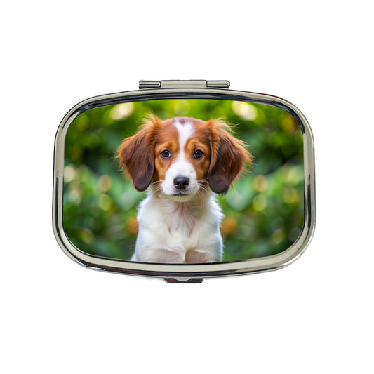 Nederlandse Kooikerhondje Dog Puppy Photo Travel Pill Box Case