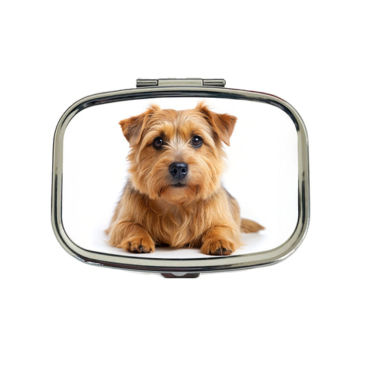 Norfolk Terrier Dog Photo Travel Pill Box Case