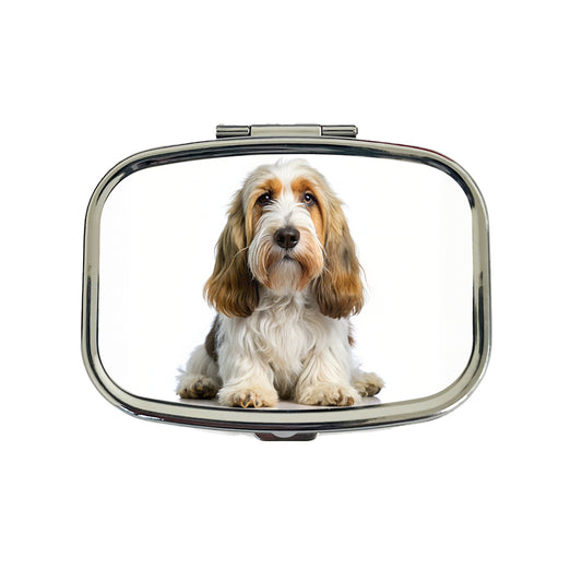 Petit Basset Griffon Vendeen Dog Photo Travel Pill Box Case