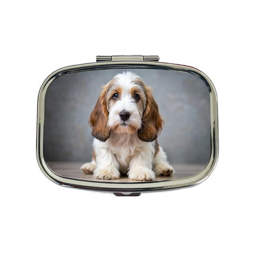 Petit Basset Griffon Vendeen Dog Puppy Photo Travel Pill Box Case