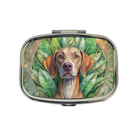 Pointer Dog Art Nouveau Travel Pill Box Case