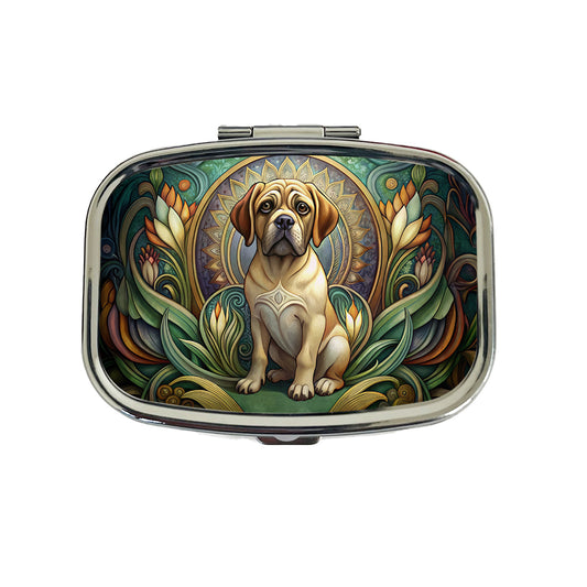 Puggle Dog Art Nouveau Travel Pill Box Case