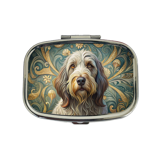 Spinone Italiano Dog Art Nouveau Travel Pill Box Case
