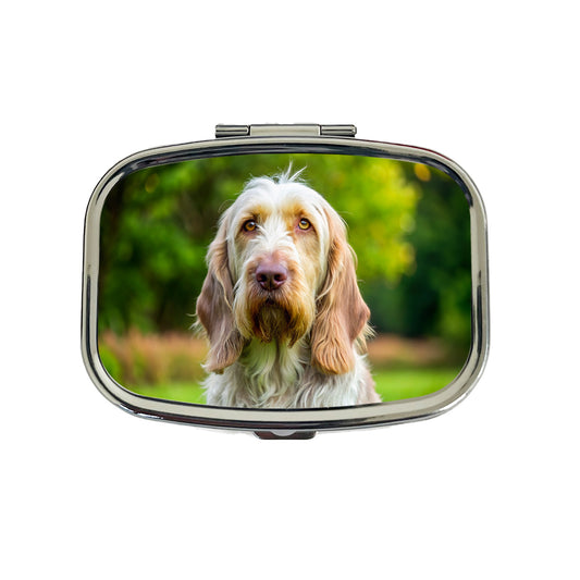 Spinone Italiano Dog Photo Travel Pill Box Case