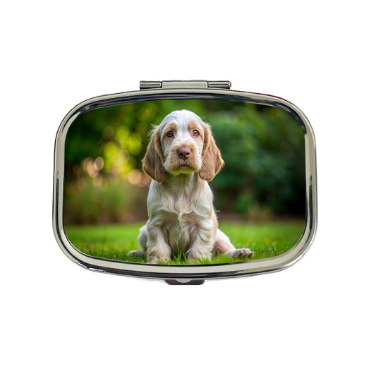 Spinone Italiano Dog Puppy Photo Travel Pill Box Case