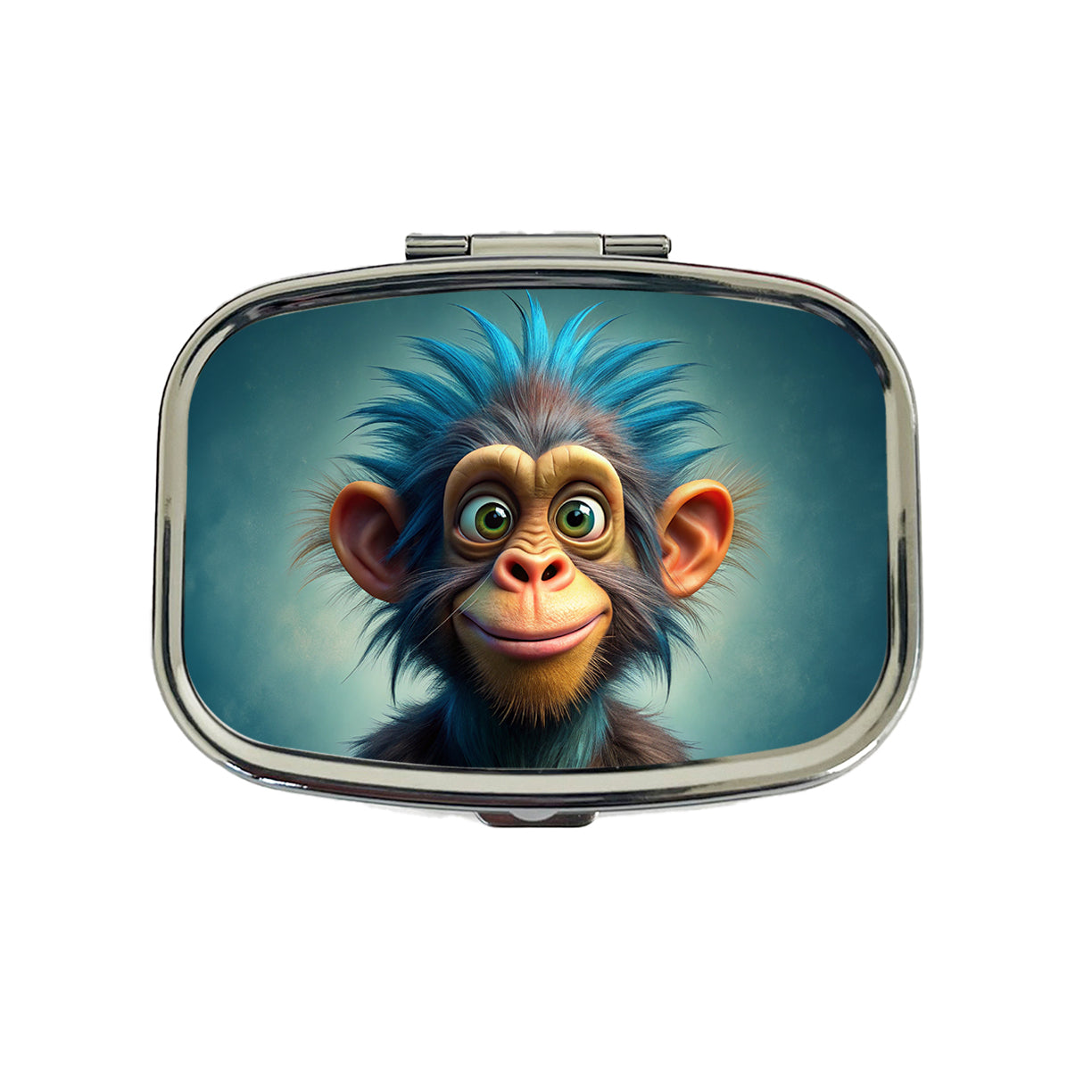 Funny Funky Crazy Monkey Travel Pill Box Case