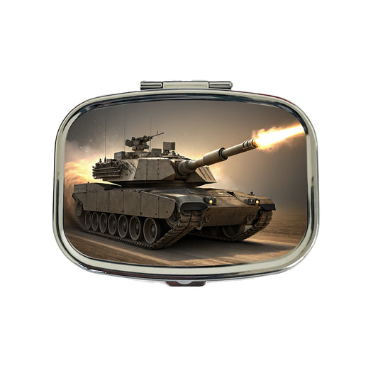 M1 Abrams Tank Firing Main Weapon Travel Pill Box Case