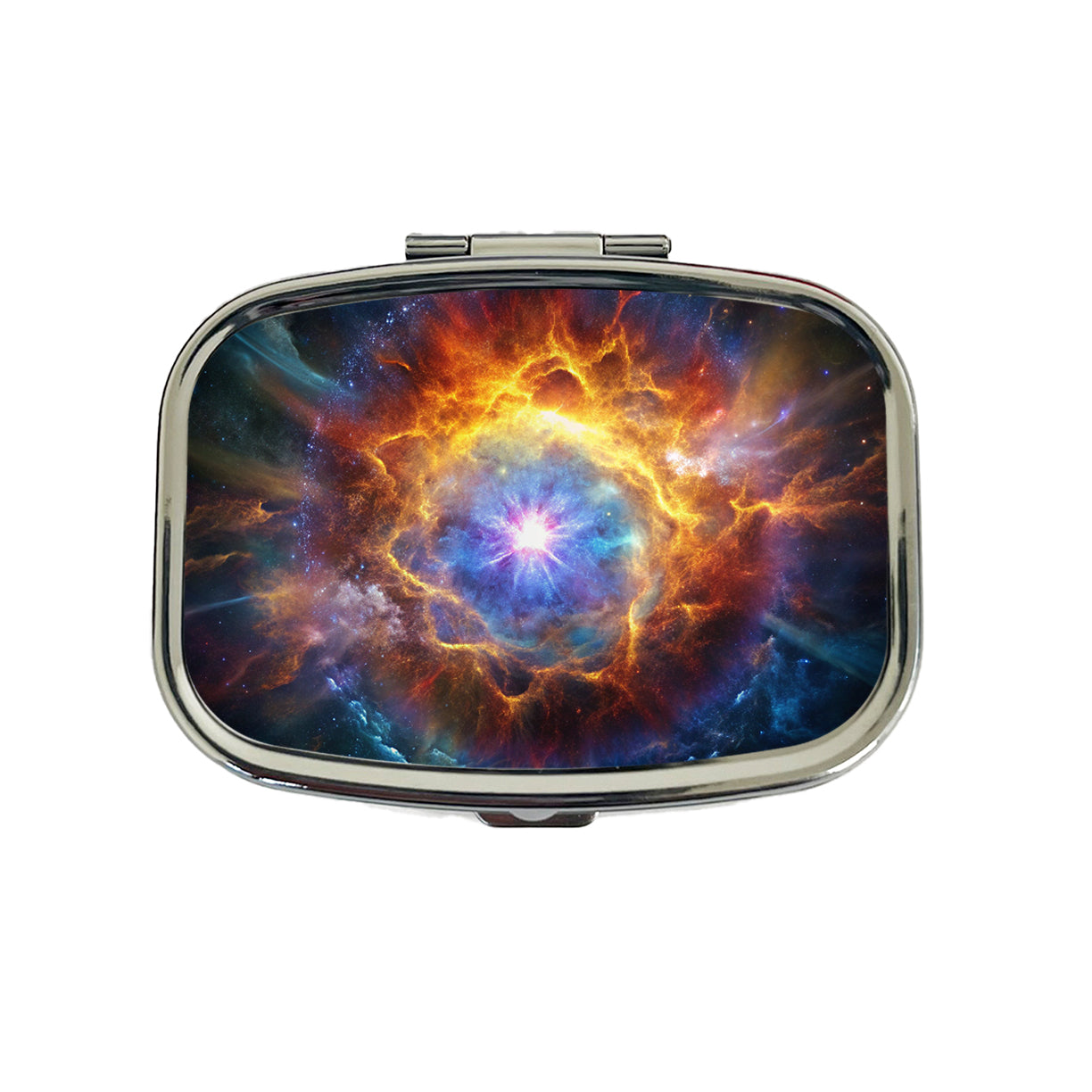 Star Going Supernova Galaxy Space Travel Pill Box Case