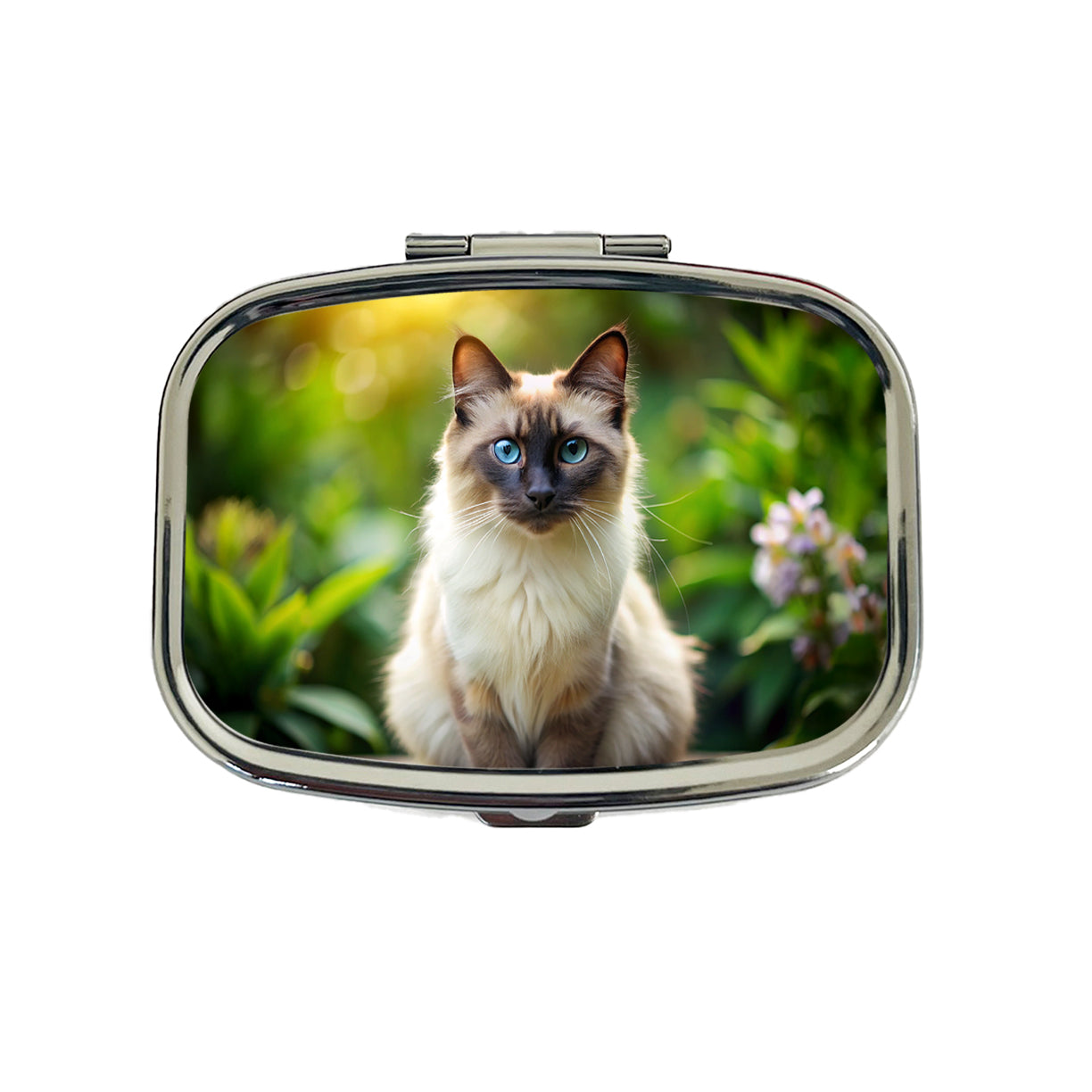 Balinese Cat Photo Travel Pill Box Case