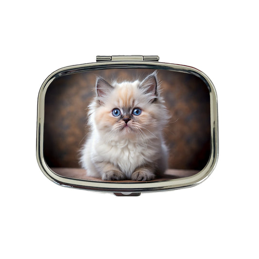 Himalayan Cat Kitten Photo Travel Pill Box Case