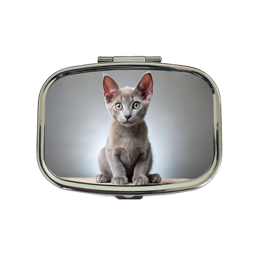 Korat Cat Kitten Photo Travel Pill Box Case