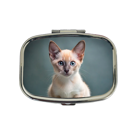 Tonkinese Cat Kitten Photo Travel Pill Box Case