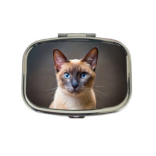 Tonkinese Cat Photo Travel Pill Box Case