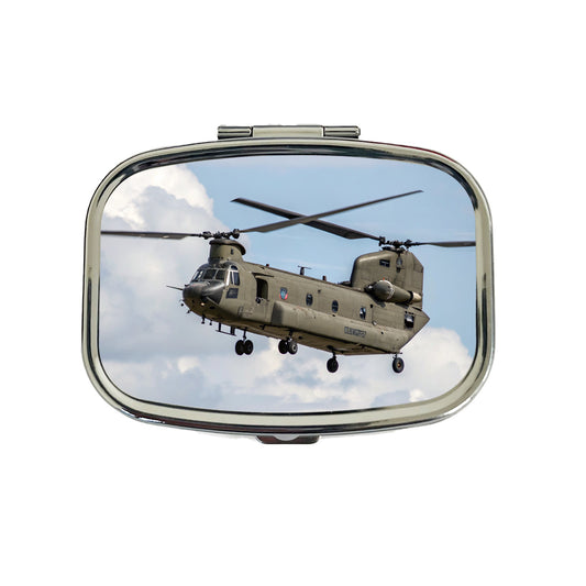 CH-47 Chinook Heavy-Lift Helicopter Travel Pill Box Case