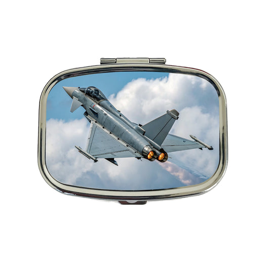 Eurofighter Typhoon Fighter Jet Plane Travel Pill Box Case